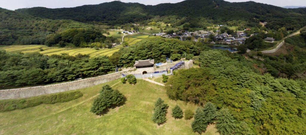 청주 상당산성 역사유적지